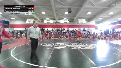 Boys 287 lbs Quarterfinal - Gabe Rodriguez, Chico Boys vs Zaaven Morrow, Corning Boys