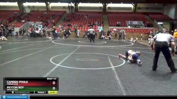 60 lbs Round 1 - Camden Poole, Carrollton vs Peyton Roy, Unattached