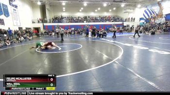 132 lbs Cons. Round 2 - Will Kral, Lakeland 2 vs Felipe McAllister, University