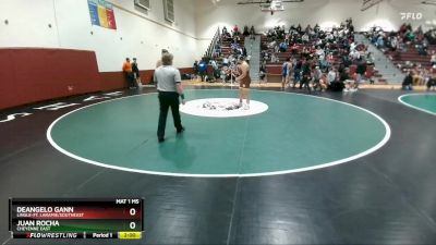 215 lbs Cons. Round 4 - Juan Rocha, Cheyenne East vs DeAngelo Gann, Lingle-Ft. Laramie/Southeast