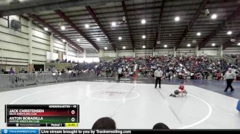 43 lbs Semifinal - Jack Christensen, Delta Wrestling Club vs Axton Bobadilla, Aviator Wrestling Club