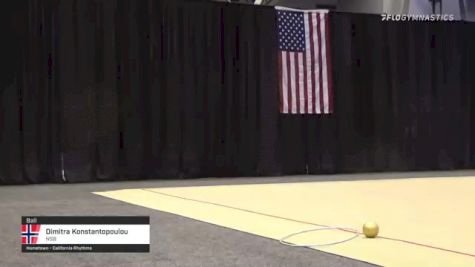 Dimitra Konstantopoulou - Ball, NSB - 2021 USA Gymnastics Championships