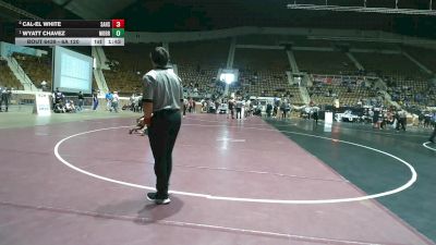 6A 120 lbs 1st Place Match - Wyatt Chavez, Mountain Brook vs Cal-el White, Saraland