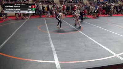95_B lbs Consi Of 8 #2 - Thomas Raynor, Philadelphia vs Carson Herrick, Cochranton