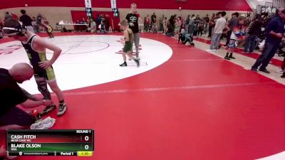 67-69 lbs Round 1 - Blake Olson, HRA vs Cash Fitch, Bear Cave WC