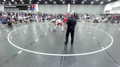 138 lbs Aiden Nelmes, Team Oregon vs Blaze Van Gundy, Ohio Gray