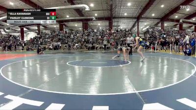 105 lbs Quarterfinal - Paisley Clemons, Boulder City vs Ella Kavanagh, Douglas