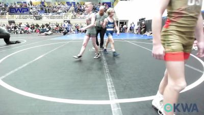 85 lbs Quarterfinal - Keaton Wallick, Grover Rains Wrestling Club vs Zydyn Clymer, Team Guthrie Wrestling