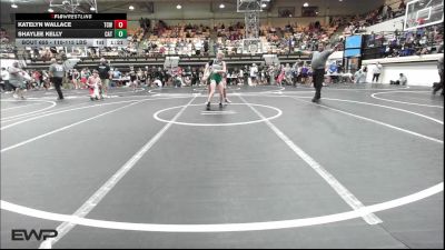 110-115 lbs Rr Rnd 3 - Katelyn Wallace, Team Conquer Wrestling vs Shaylee Kelly, Catoosa Wrestling