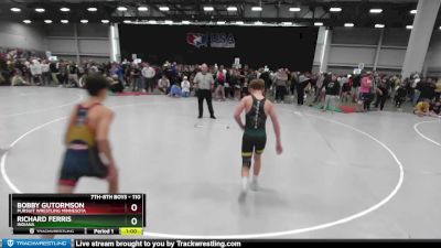 110 lbs Champ. Round 1 - Richard Ferris, Indiana vs Bobby Gutormson, Pursuit Wrestling Minnesota