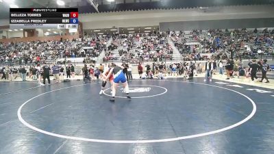 190 lbs Quarters - Belleza Torres, Washington vs Izzabella Fredley, Moses Lake Wrestling Club
