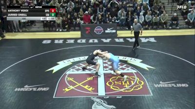 190 lbs Anthony Verdi, St. Peter`s Preparatory School vs Jarred ONeill, Christian Brothers Academy