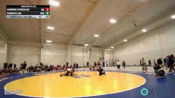 190 lbs Rr Rnd 1 - Jasmine Gonzales, Altus Girls vs Kambyr Lee, Sand Springs JH Girls