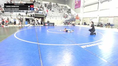 8U Girls - 50 lbs Champ. Round 3 - Emma Hamilton, WA vs Elliara Coleman, CO
