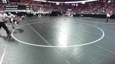 215 lbs Cons. Sub-quarters - Melvin Hunter, Madison East vs David Schultz, Germantown