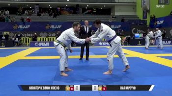 Ihar Kapoyko vs Christophe Simon M De Bo 2025 European Jiu-Jitsu IBJJF Championship