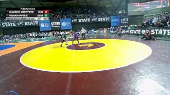 Boys 3A 144 lbs Cons. Round 4 - Roland Rapelje, Edmonds-Woodway vs Lamarion Crawford, Highline