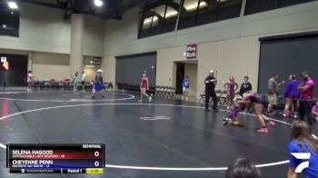 100 lbs Semis (4 Team) - Cheyenne Penn, Patriots WC White vs Selena Hagood, Untouchable Lady Reapers