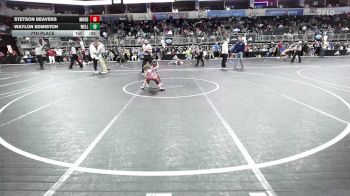 43 lbs 7th Place - Stetson Beavers, Moodys WC vs Waylon Edmiston, Wellsville Kid Matters