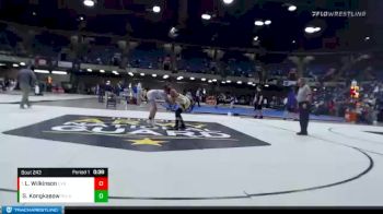 106 lbs Champ. Round 2 - Levi Wilkinson, Edwardsville vs Grayson Kongkaeow, Round Lake