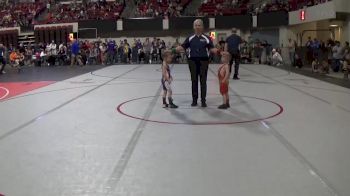 37 lbs Cons. Round 2 - Bo Whitescarver, Rocky Mountain Wrestling Acade vs Weston Leger, Laurel Matburners