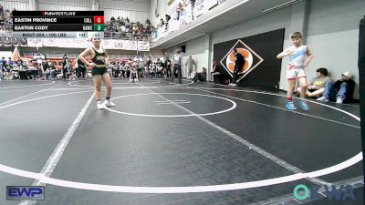 100 lbs Consolation - Eastin Province, Collinsville Cardinal Youth Wrestling vs Easton Cody, Broken Arrow Wrestling Club