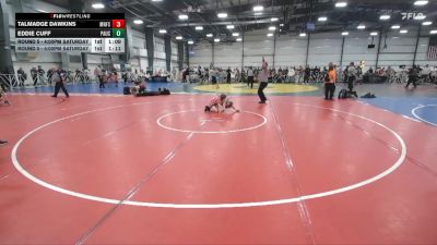 68 lbs Round 5 - 4:00pm Saturday - Eddie Cuff, PA USA vs Talmadge Dawkins, Minnesota Funky Singlets