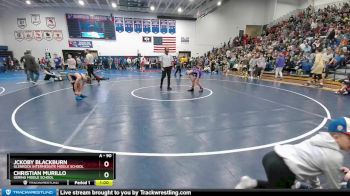 90 lbs Champ. Round 1 - JcKoby Blackburn, Glenrock Intermediate Middle School vs Christian Murillo, Gering Middle School