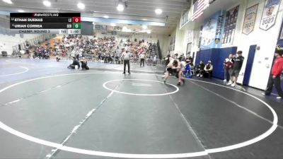 120 lbs Champ. Round 3 - Uriah Correa, Servite vs Ethan Duenas, La Serna
