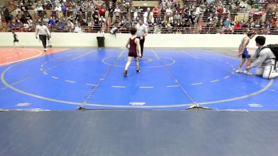 65 lbs Rr Rnd 1 - Brooks Toal, John Wayne Corcoran Wrestling Association vs Sebastian Berrien, Level Up Wrestling Center