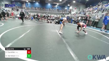 92 lbs Round Of 16 - Emmit Fourkiller, Tahlequah Wrestling Club vs Stryker Harrelson, Newkirk Takedown Club