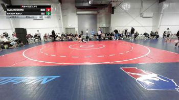 76 lbs Final - Ella Robbins, Morris Fitness Black MS vs Kason Kidd, RWA Black MS