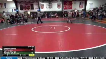 195 lbs Quarterfinal - Ethan Palmer, Columbus Community/WMU vs Landon Rudd, Fort Madison JV