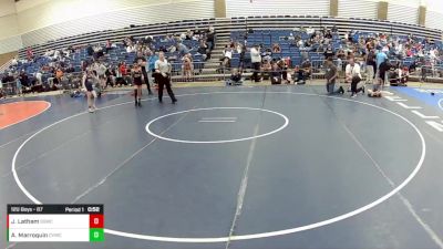 12U Boys - 67 lbs Cons. Round 4 - Joshua Latham, South Side Wrestling Club vs Alexander Marroquin, Coachella Valley Wrestling Club