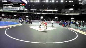 Girls 135 lbs Champ. Round 1 - Londyn Adams, Washington (Girls) vs Ava Thomas, Glacier Peak (Girls)