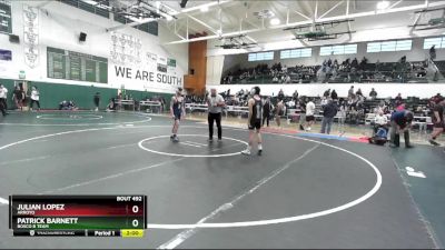 106 lbs Semifinal - Julian Lopez, Arroyo vs Patrick Barnett, Bosco B Team