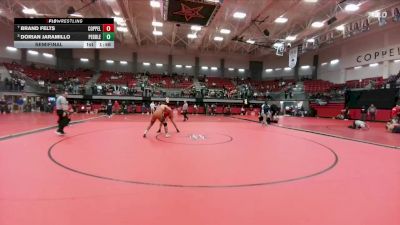 215 lbs Semifinal - Dorian Jaramillo, Pebble Hills vs Brand Felts, Coppell