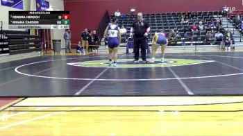 160 lbs Quarterfinal - Rihana Carson, Emory & Henry vs Kendra Heroch, Emmanuel University
