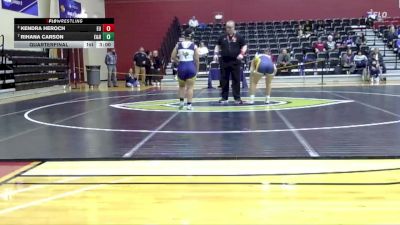 160 lbs Quarterfinal - Rihana Carson, Emory & Henry vs Kendra Heroch, Emmanuel University