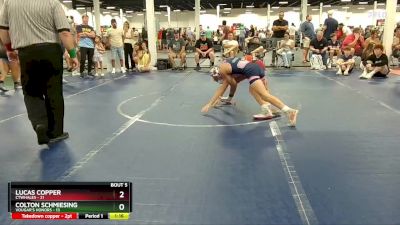 105 lbs Round 3 (4 Team) - Lucas Copper, CTWHALES vs Colton Schmiesing, Vougar`s Honors