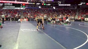 2A-157 lbs Quarterfinal - Dax Koedam, Sergeant Bluff-Luton vs Tucker Wheeler, PCM, Monroe