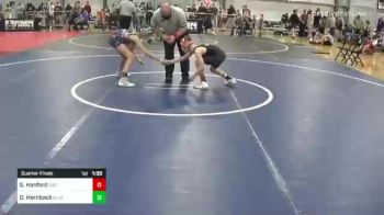 88 lbs Quarterfinal - Shane Hanford, Sebolt Wrestling Academy vs Devan Hornback, Blue Line