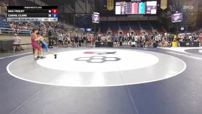 157 lbs Cons. Sub-rd Of 32 - Dax Fegley, MI vs Cashil Clark, OH