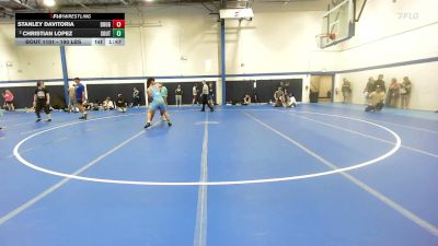 190 lbs Quarterfinal - Stanley Davitoria, Doughboys vs Christian Lopez, Southside Wrestling Club