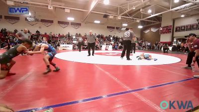 46 lbs Rr Rnd 3 - Barrett Smith, Owasso Takedown Club vs Easton Aguirre, Woodward Youth Wrestling