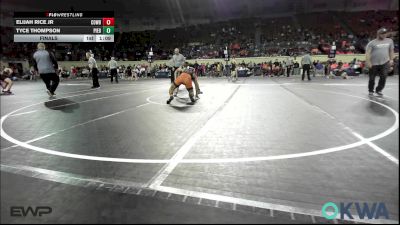 140 lbs Final - Elijah Rice Jr, Cowboy Wrestling Club vs Tyce Thompson, Piedmont