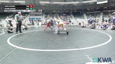 85 lbs Rr Rnd 3 - Dash Durant, TTWC Blue vs Ryker Dawes, Keystone Kids Wrestling Club