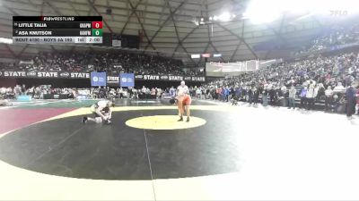 Boys 4A 190 lbs Champ. Round 1 - Little Talia, Graham-Kapowsin vs Asa Knutson, Hanford