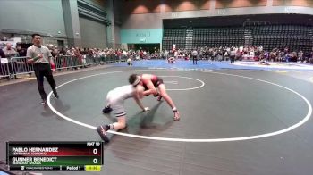 150 lbs Cons. Round 7 - Gunner Benedict, Redwood -Visalia vs Pablo Hernandez, Centennial (Corona)