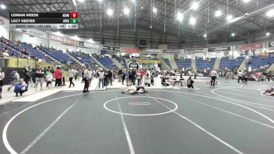 123 lbs Rr Rnd 1 - Lennan Weese, Adams City WC vs Lucy Hester, Arvada West